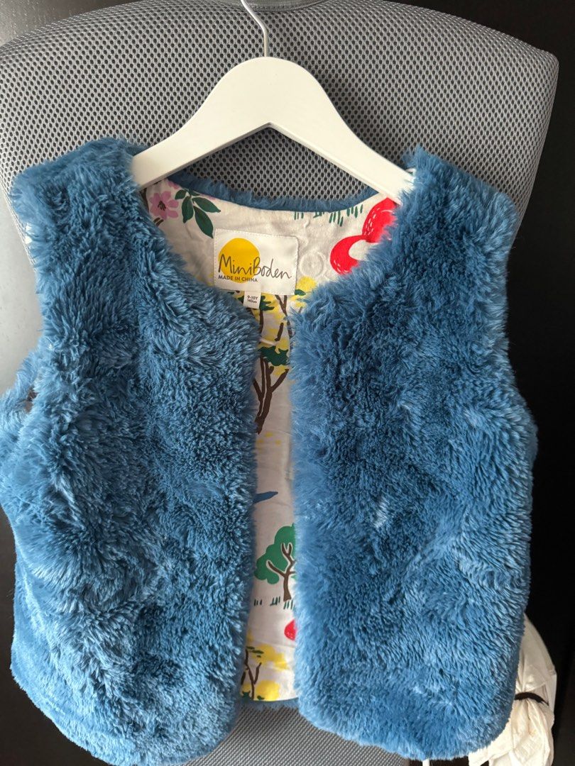 Mini boden discount fur vest
