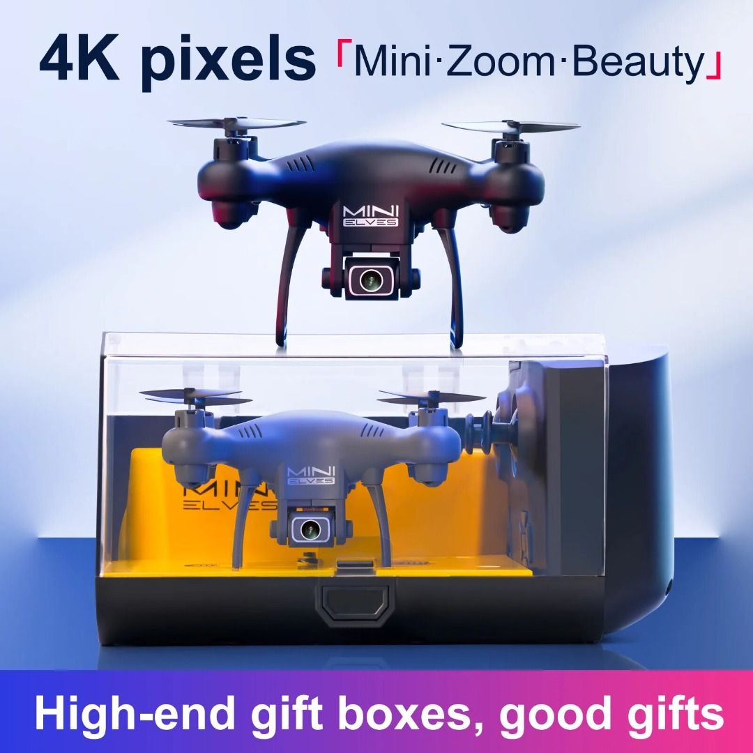 Mini Ky908 Elves Drone 4k Professional Hd Aerial Photography 50x Zoom