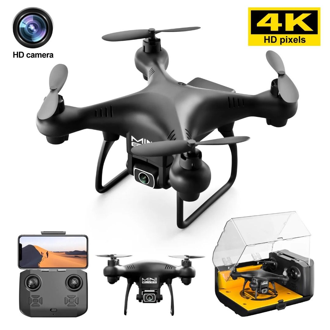 Mini Ky908 Elves Drone 4k Professional Hd Aerial Photography 50x Zoom