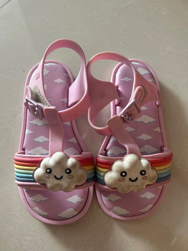 Mini Melissa Eu27 girls rainbow cloud