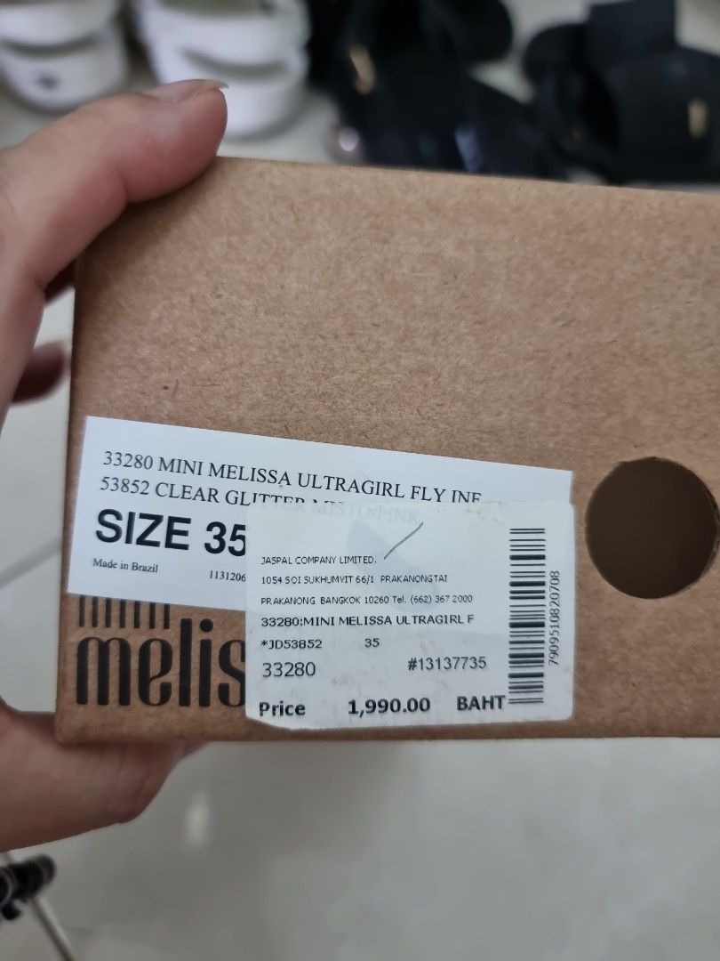 Mini Melissa Shoes in pink