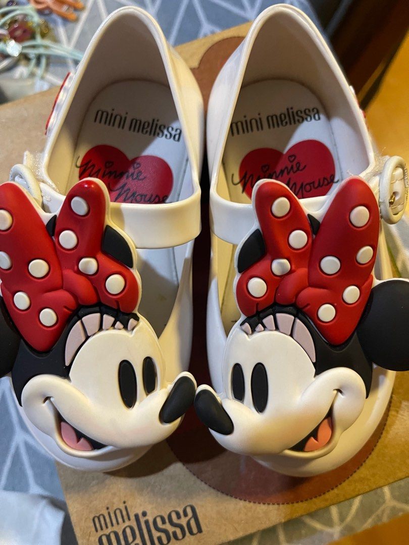 Mini melissa minnie mouse shoes top
