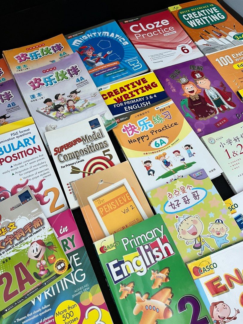 Moe primary school textbook and assessment books p4 chinese p6 p2A ...