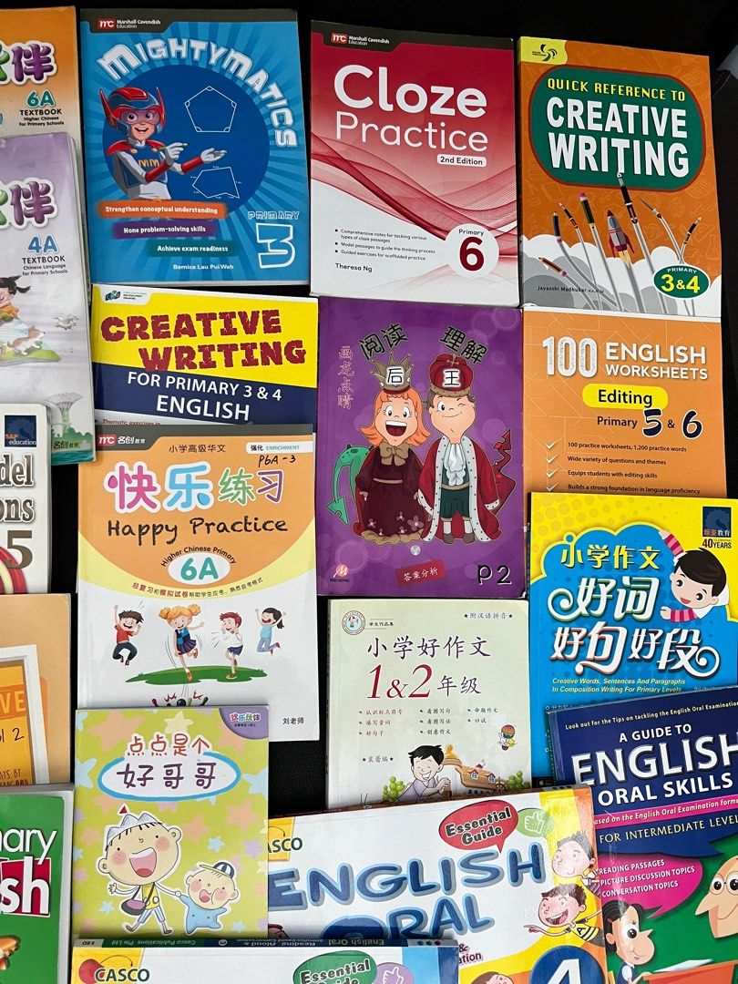 Moe primary school textbook and assessment books p4 chinese p6 p2A ...