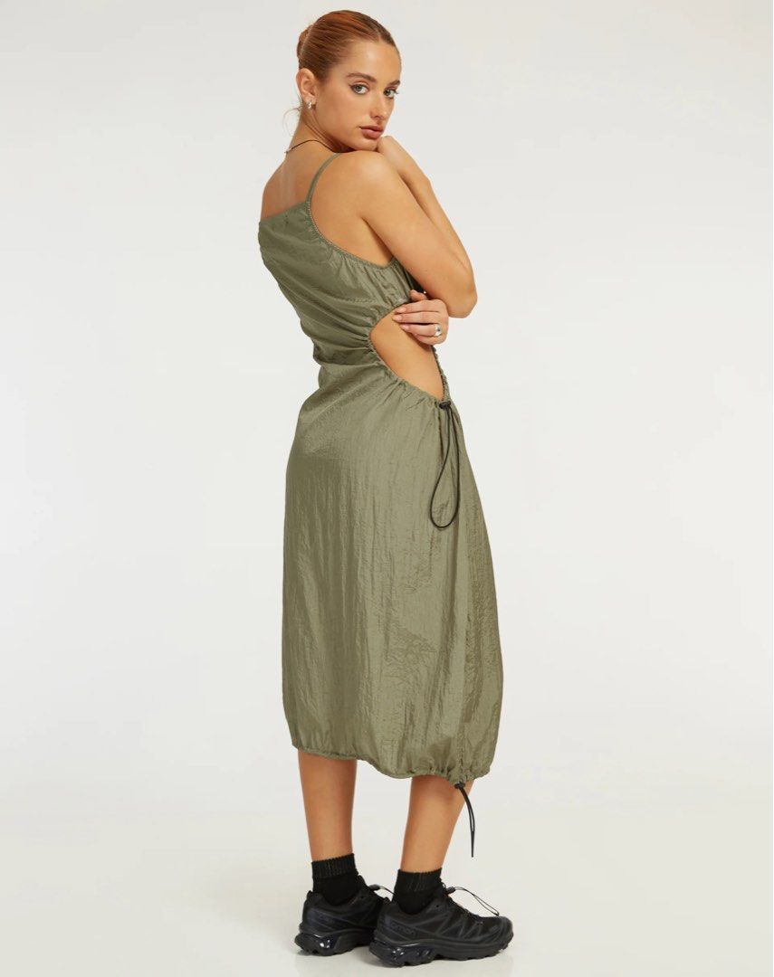 Motel rocks green midi skirt top
