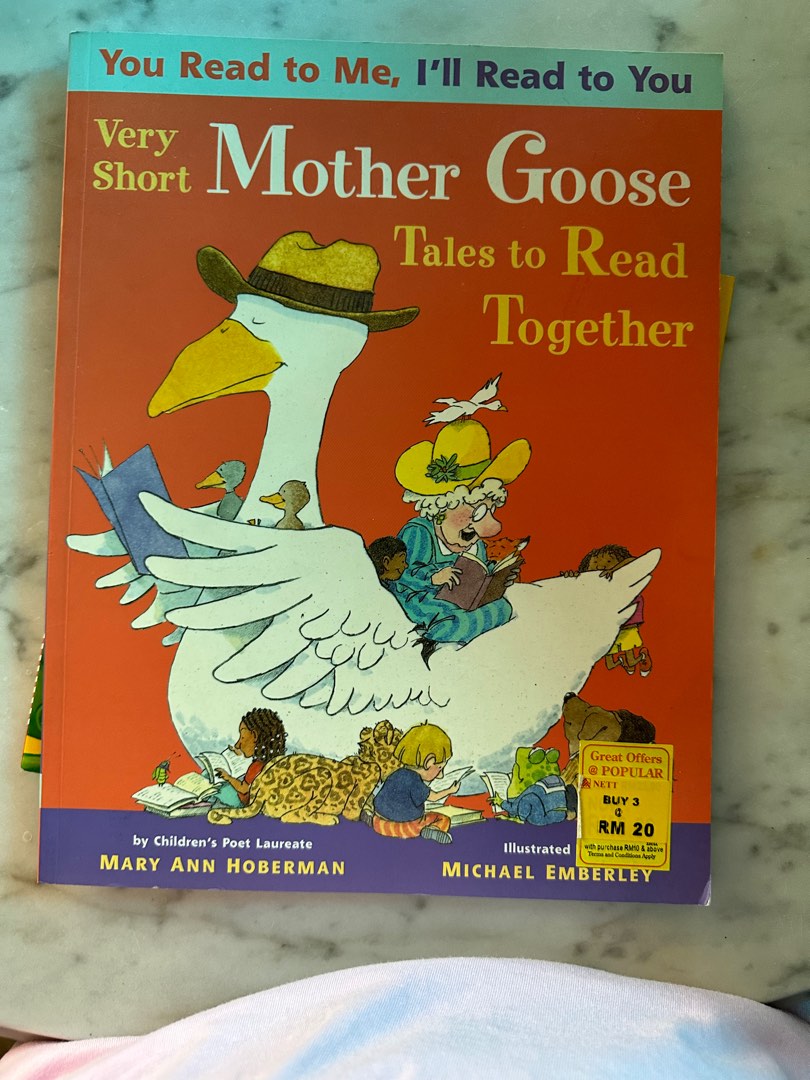 Hobbies　Magazines,　Mother　to　on　Together,　Books　Carousell　Goose　Children's　Tales　Read　Toys,　Books