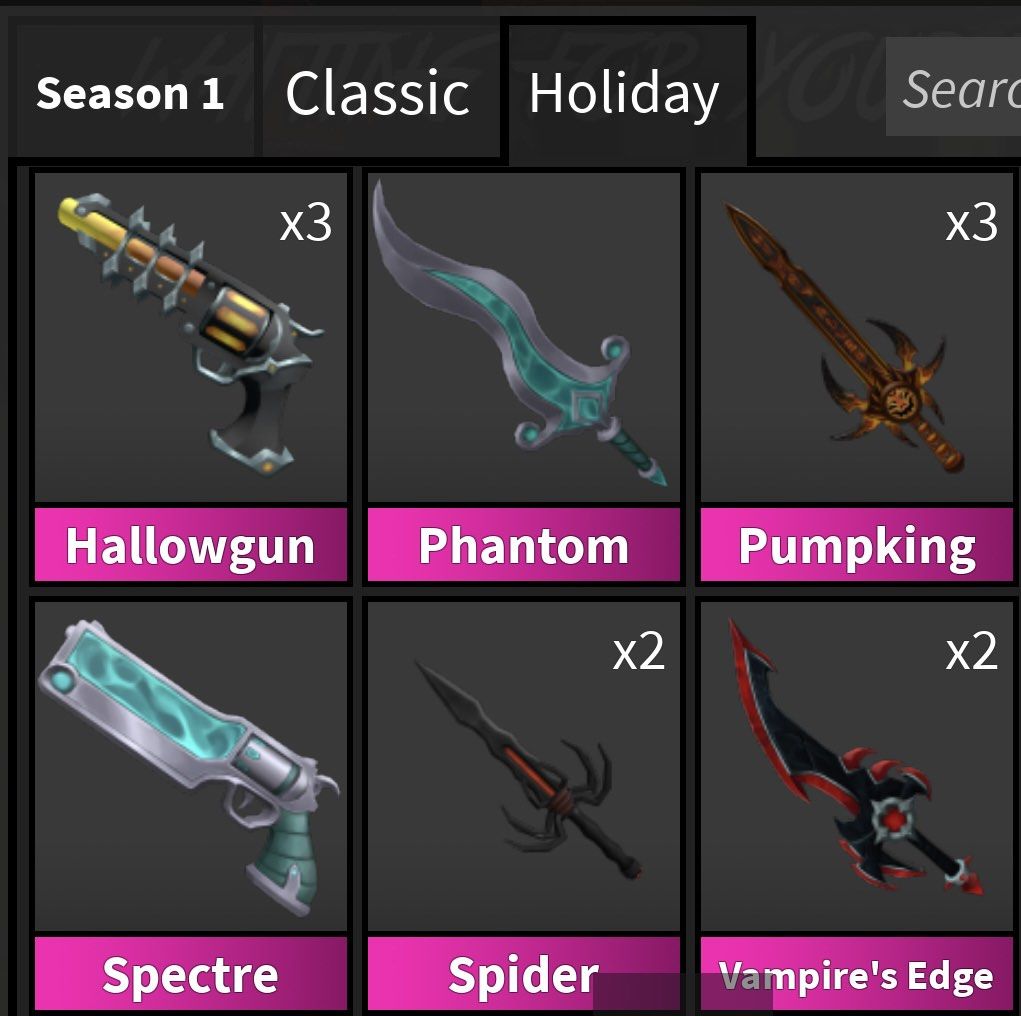 BUYING ALL MM2 HALLOWEEN 2023 ITEMS (Murder Mystery 2) 