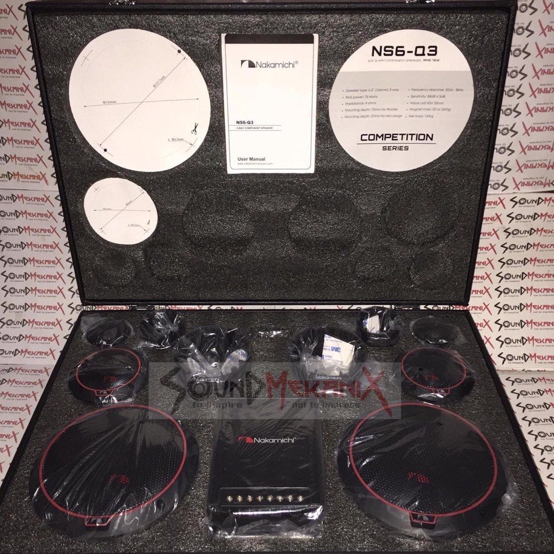 Nakamichi NS6-Q3 Car Speaker, Audio, Soundbars, Speakers & Amplifiers ...