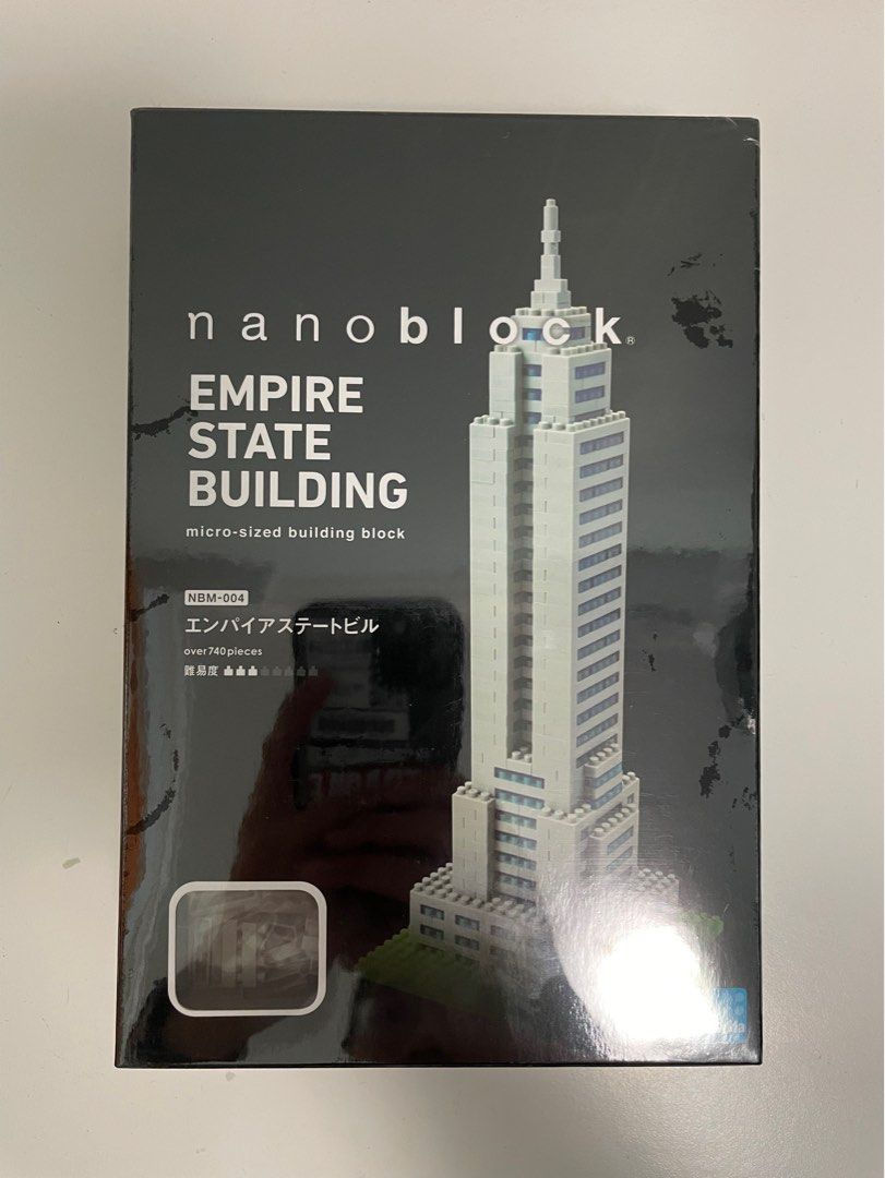 Nanoblock empire shop state building