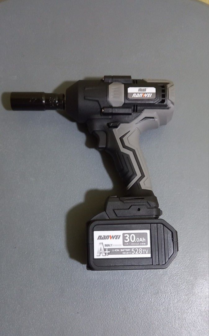 NANWEI PROFESSIONAL INDUSTRIAL USE CORDLESS IMPACT WRENCH AND DRILL ...