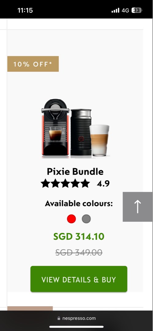 Nespresso coffee machines & capsules, TV & Home Appliances, Kitchen