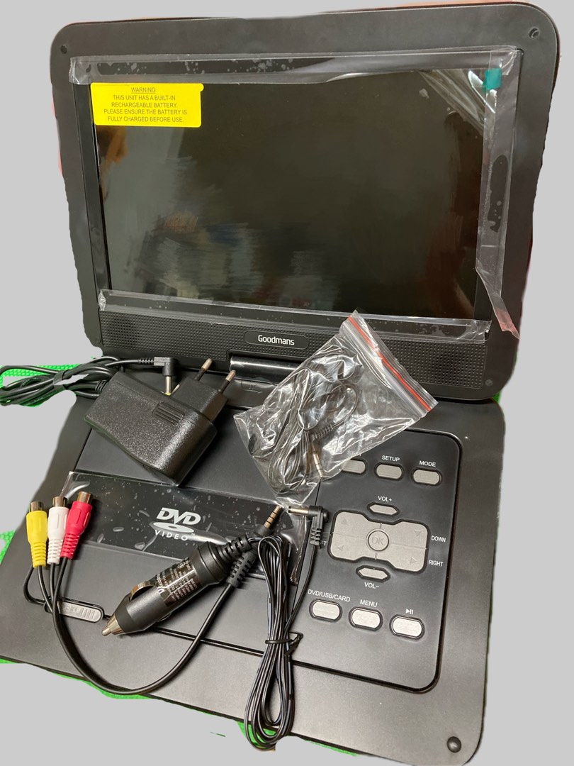 (NEW) Goodmans 10寸手提DVD機 DVD player, 電腦＆科技, 手提電腦 Carousell
