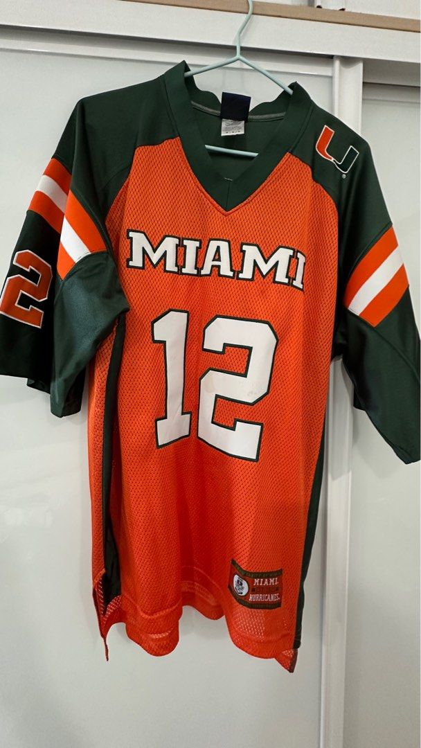 NFL MIAMI HURRICANES JERSEY Men s Fashion Activewear on Carousell