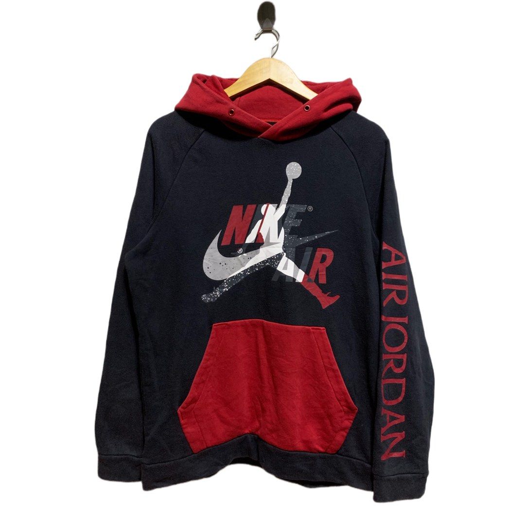 Black and red jordan store sweatshirt