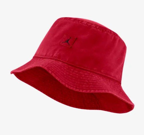 Nike Air Jordan Jumpman Washed Bucket Hat Cap Red DC3687 687 Men