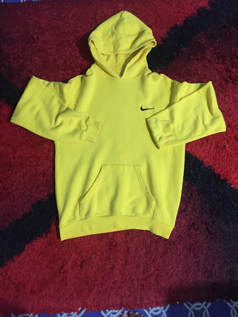 Bright yellow nike hoodie outlet
