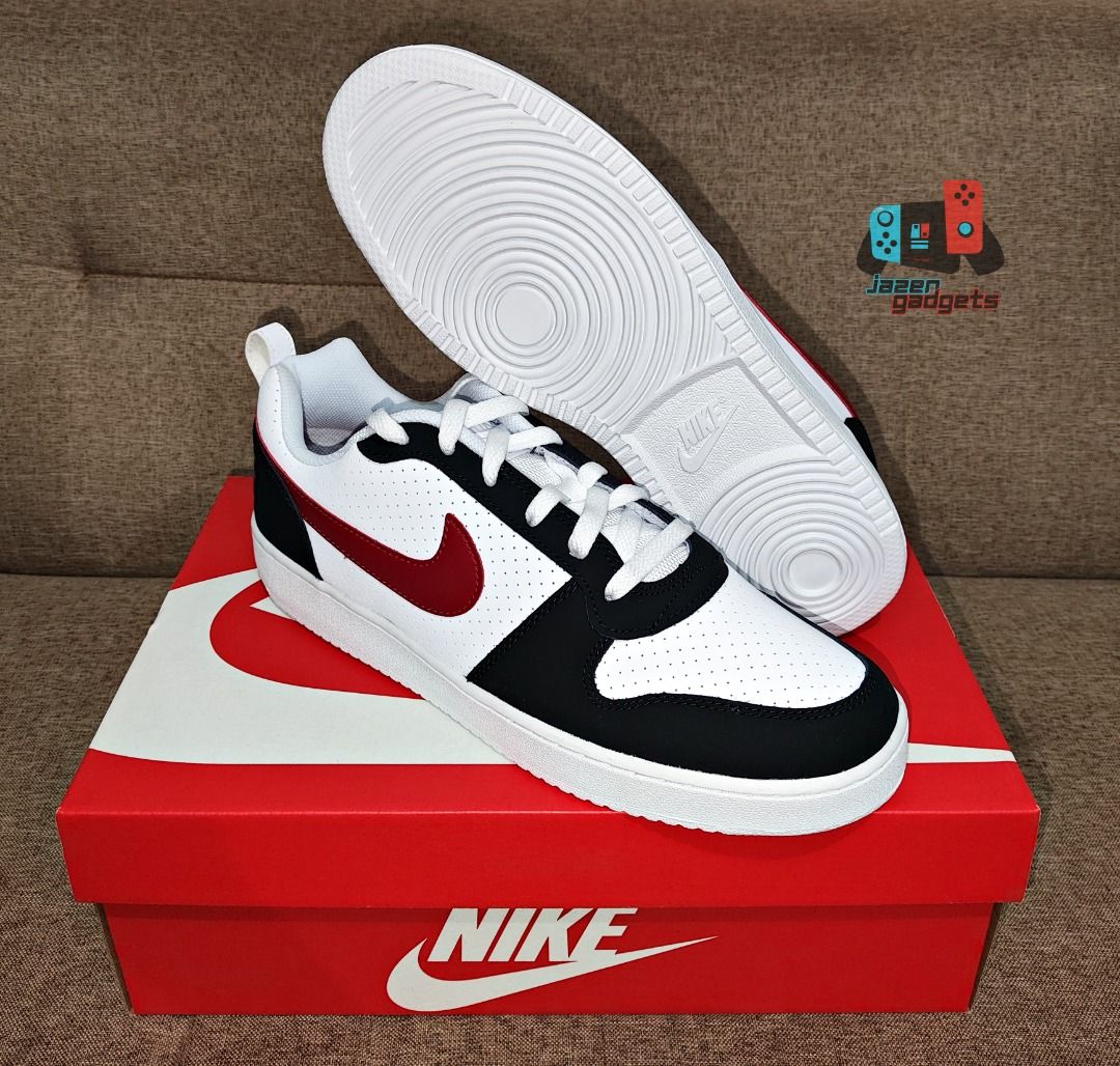 Nike Mens Court Borough Low Shoes White Men #39 s Fashion Footwear