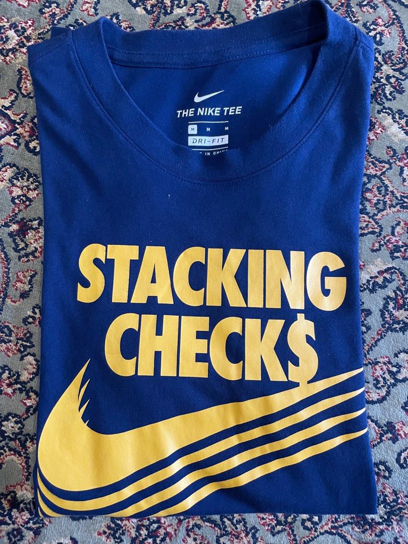 Stacking checks nike shirt sales