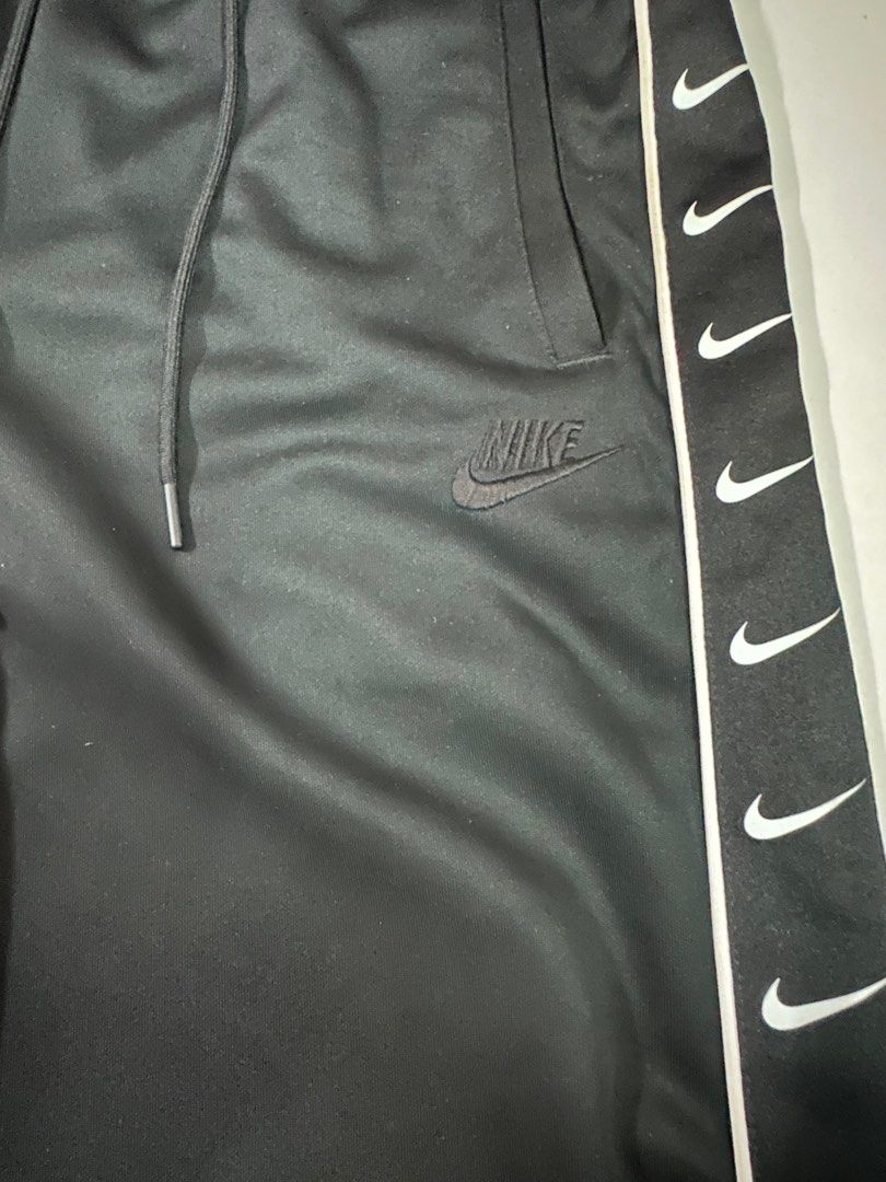 Nike taped swoosh overhead full tracksuit Men s Fashion Bottoms