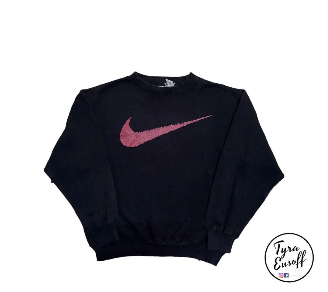 Vintage nike swoosh best sale sweatshirt
