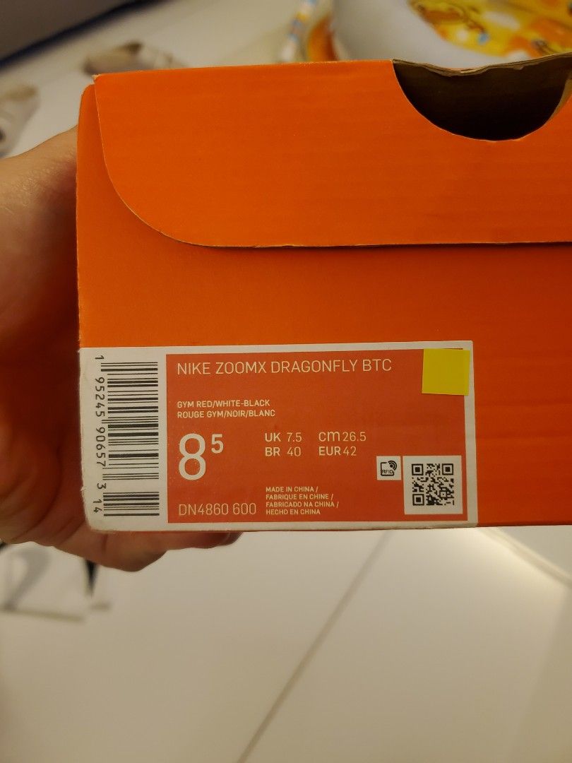 原盒連全新鞋袋) Nike ZoomX Dragonfly BTC version (US8.5 UK 7.5