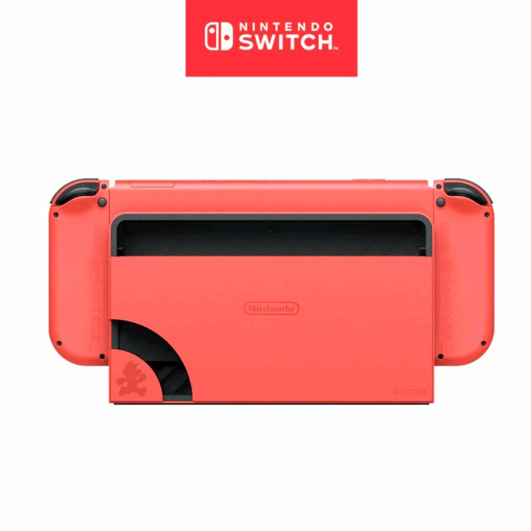 Nintendo Switch - OLED Model - Mario Red Edition, Video Gaming, Video ...