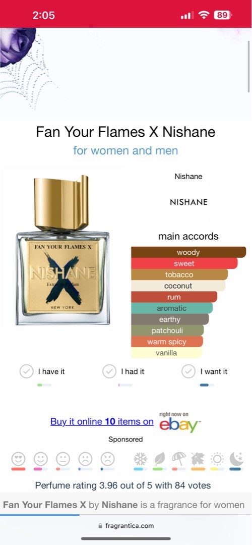 Nishane fan your flames fragrantica 2025