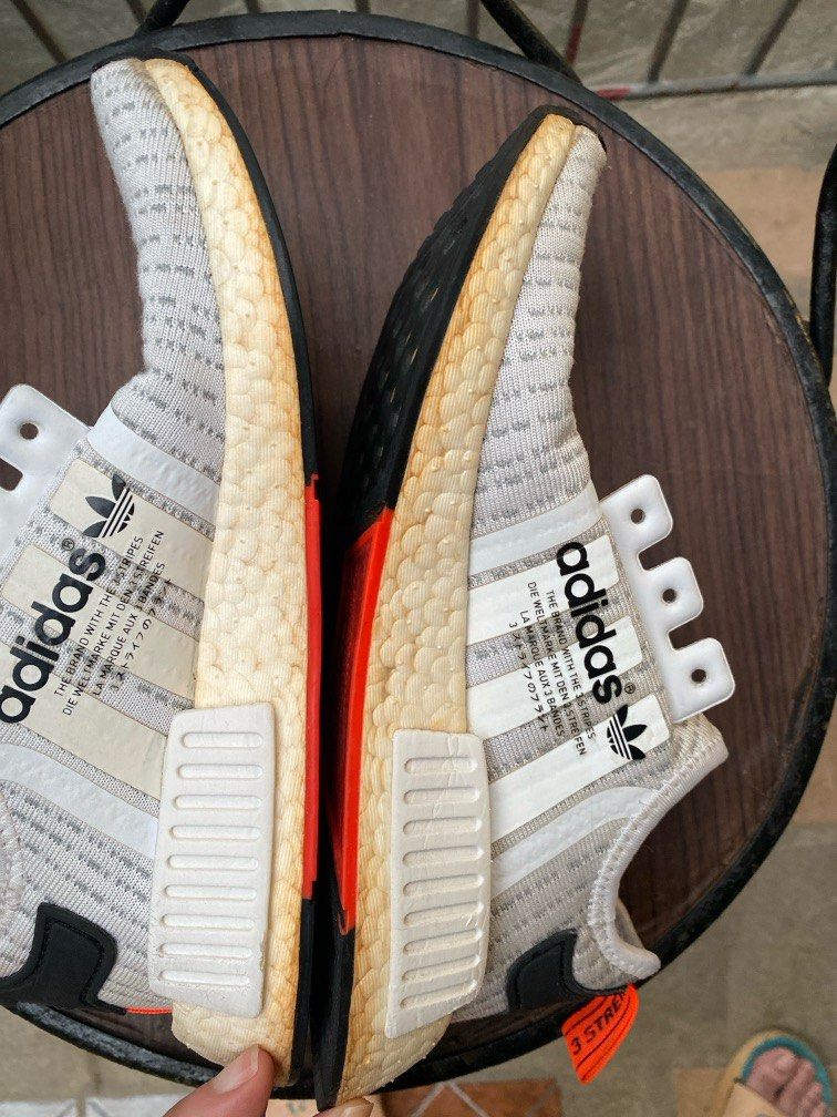 adidas gazelle silver green womens Shop White Mens adidas NMD R1 Lace Up Sneakers – Shoebacca main image 0