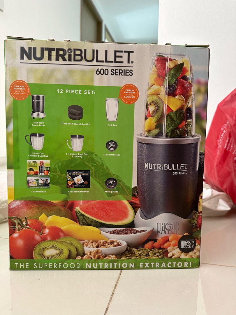 Nutribullet 600 series online 12 piece set