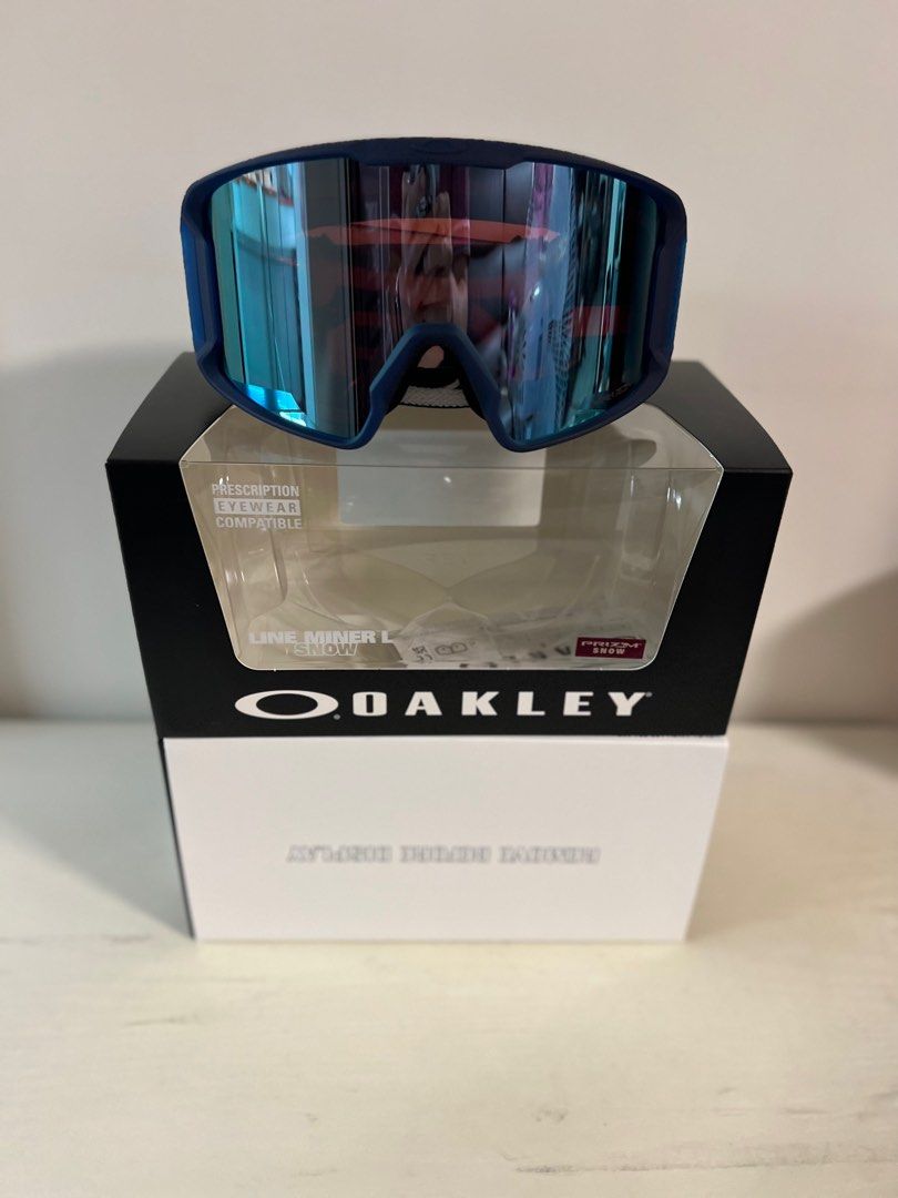 Oakley Line Miner L Goggles 滑雪鏡, 運動產品, 其他運動配件- Carousell