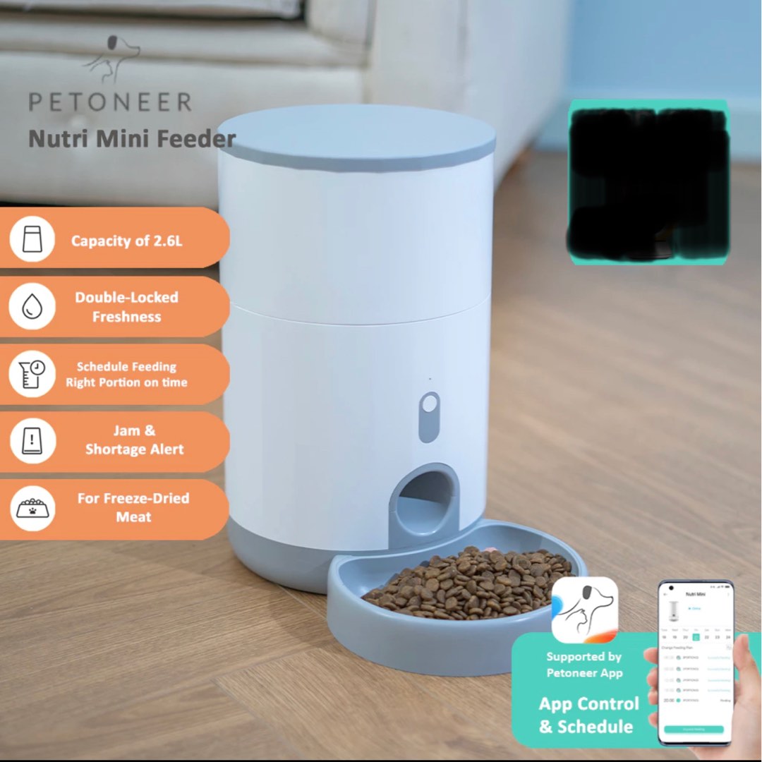 [Official Petoneer SG] Nutri Mini Feeder Smart Feeding Double Locked