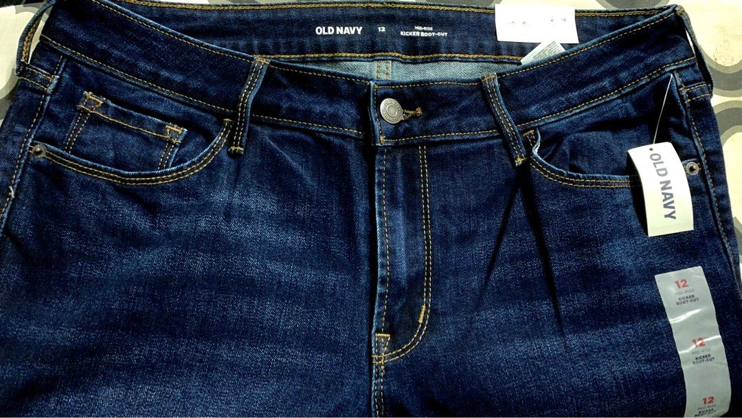 Old Navy Dark Blue Skinny Bootcut Jeans Women s Fashion