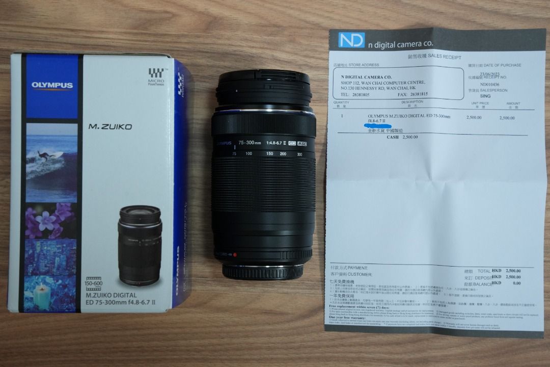 Olympus 75-300mm F4.8-6.7 ii ( M43 M4/3 Olympus 75mm 遠攝not Lumix