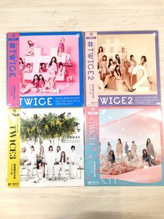 ON HAND: TWICE- JAPAN BEST ALBUMS #1-#4 ON COLORED VINYL