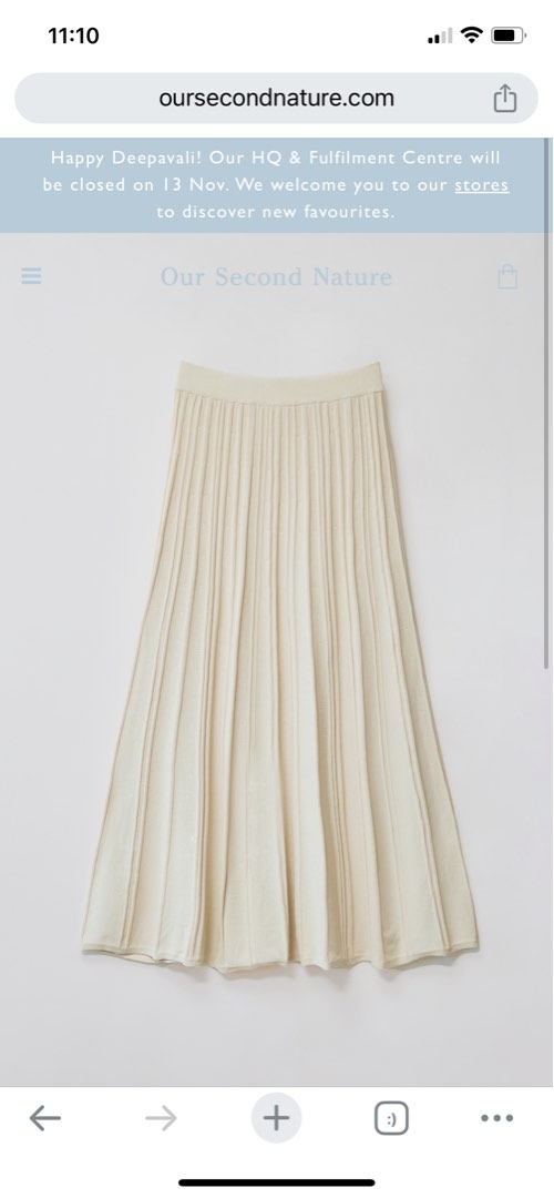 OSN Ribbed Knit Midi Skirt Women s Fashion Bottoms Skirts on Carousell