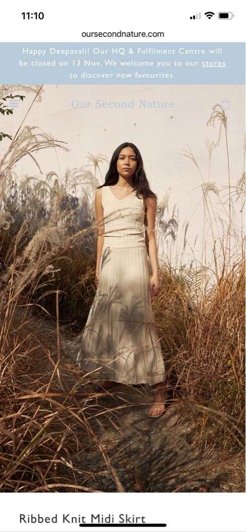 Knit midi skirt 60 2025