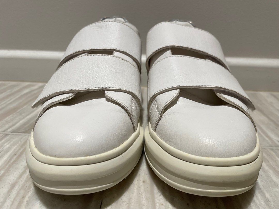 White velcro platform sneakers online