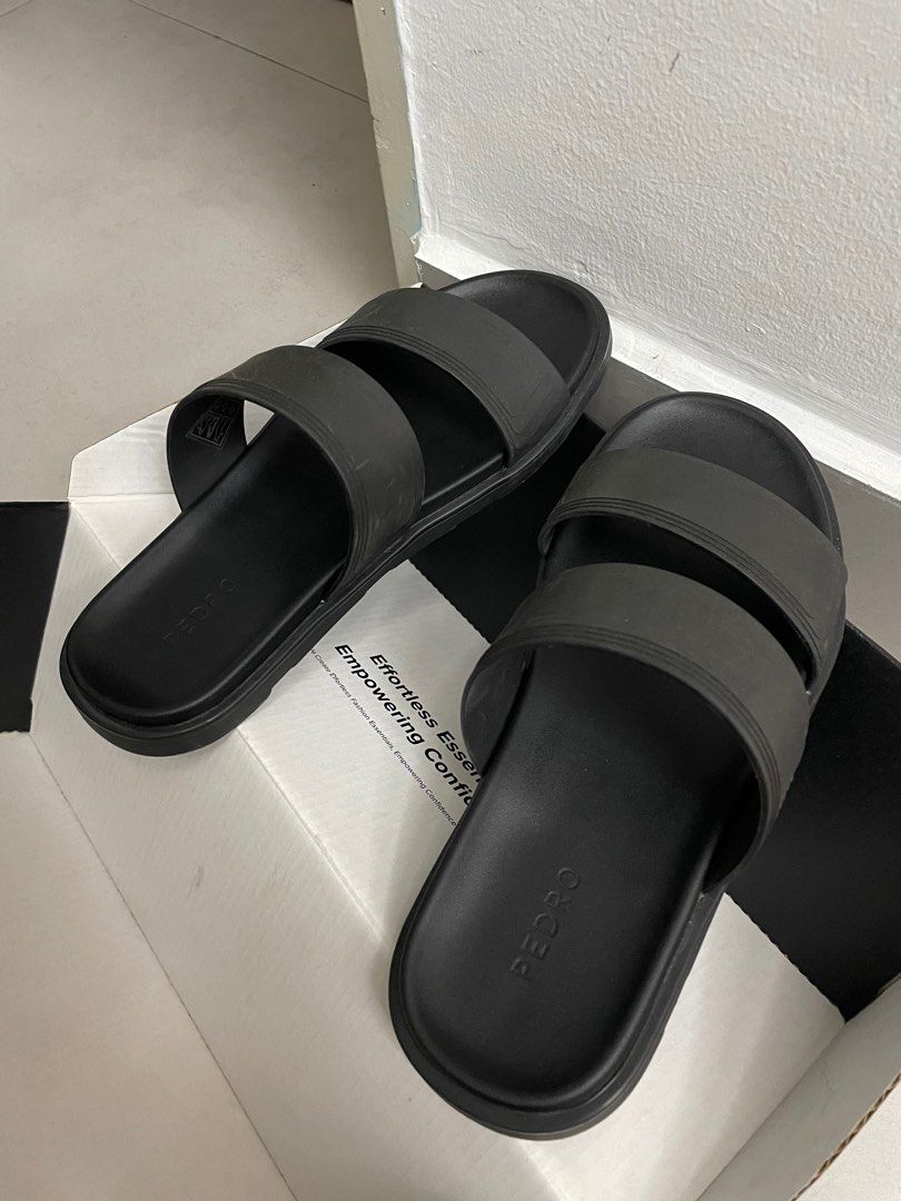 Pedro Pascal Slide Sandals BLACK Men sandals Men s Fashion Footwear Flipflops and Slides on Carousell