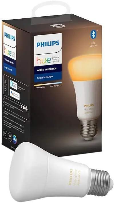 Philips Hue E27 LED Cool white & warm white A60 Non-dimmable Smart lighting  starter kit