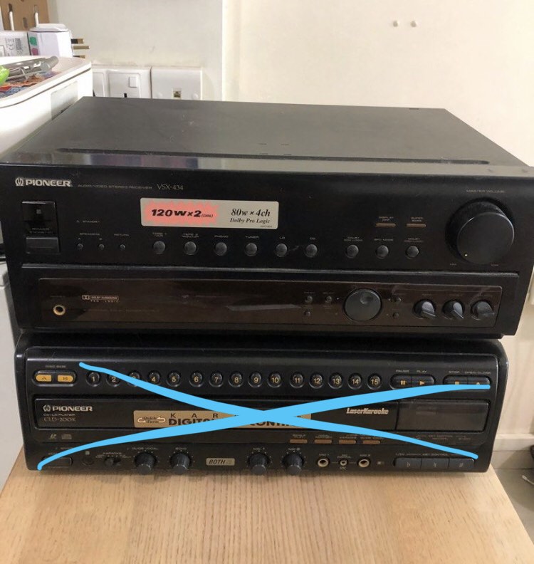 Pioneer Receiver VSX-434 (not working), TV & Home Appliances, TV ...