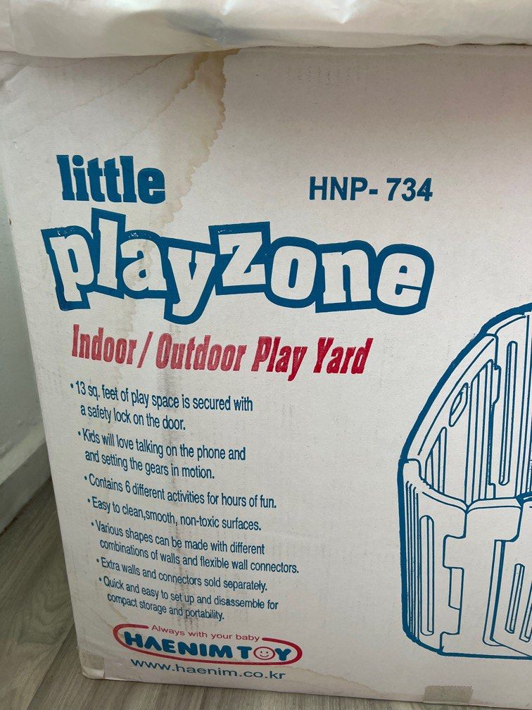 Playzone playpen Babies Kids Infant Playtime on Carousell