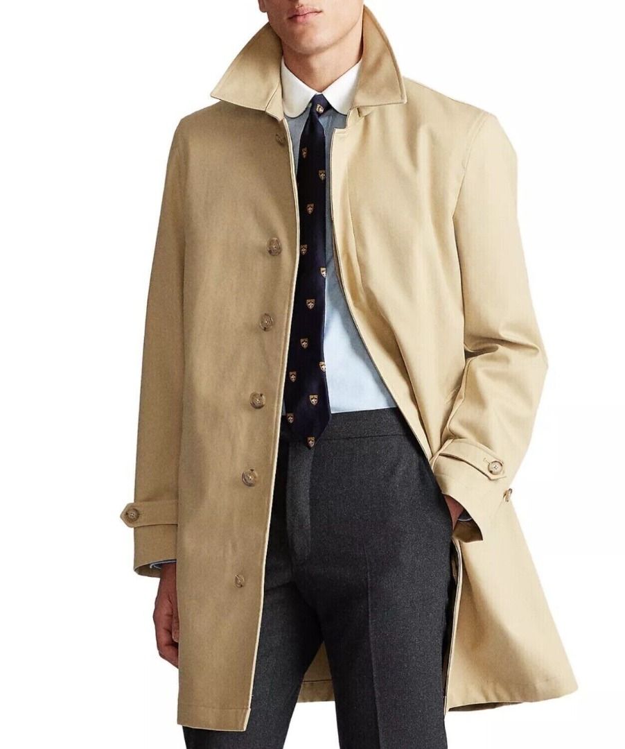 Polo Ralph Lauren Trench Coat Mens Men s Fashion Coats Jackets