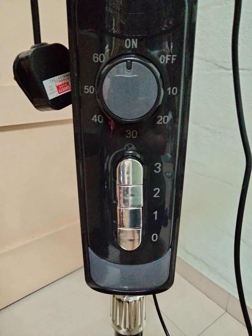 PowerPac Standing Fan 18 inches metal blade, Furniture & Home Living