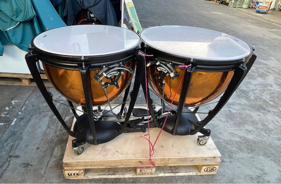 Premier sets of 4 timpani, Hobbies & Toys, Music & Media, Musical