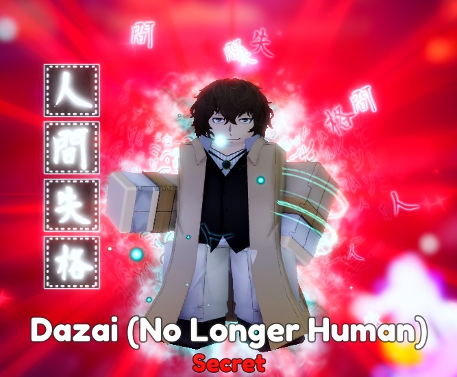 Anime Adventures High End Account, NEW SECRET Dazai (No Longer Human), 1  Secret 26 Mythics 5 Evolved, Celestial - Fuji, LVL 125