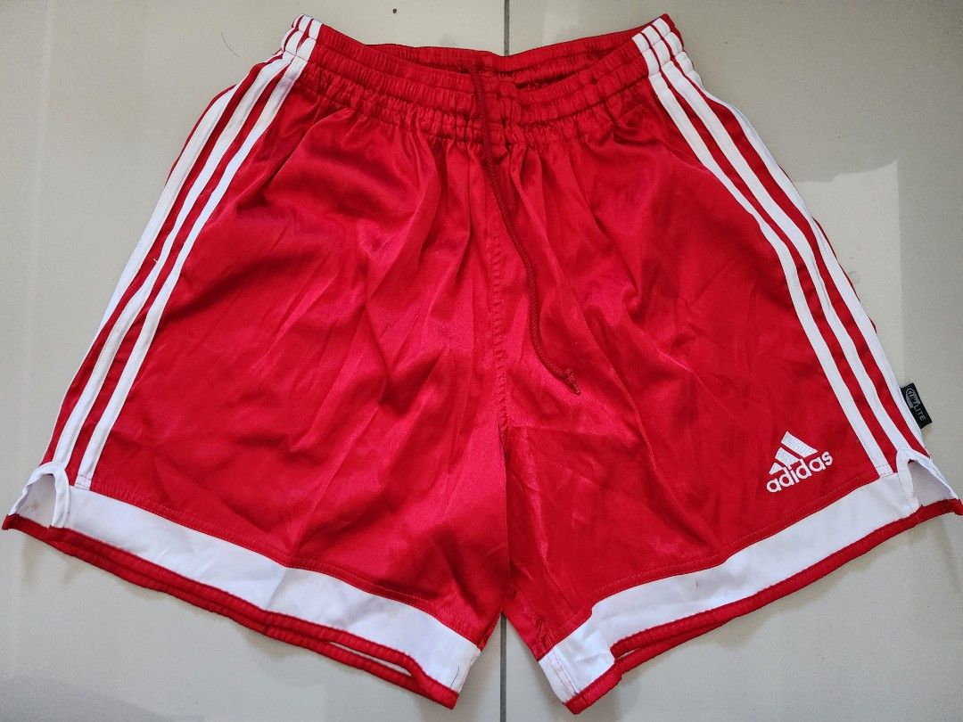Preowned Adidas vintage football shorts Size M Men s Fashion Activewear on Carousell