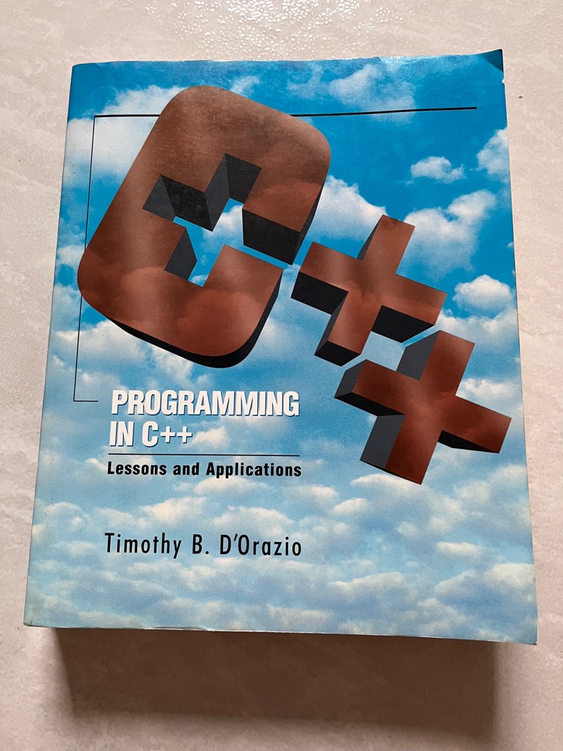 Programming in C++, Hobbies & Toys, Books & Magazines, Textbooks on ...