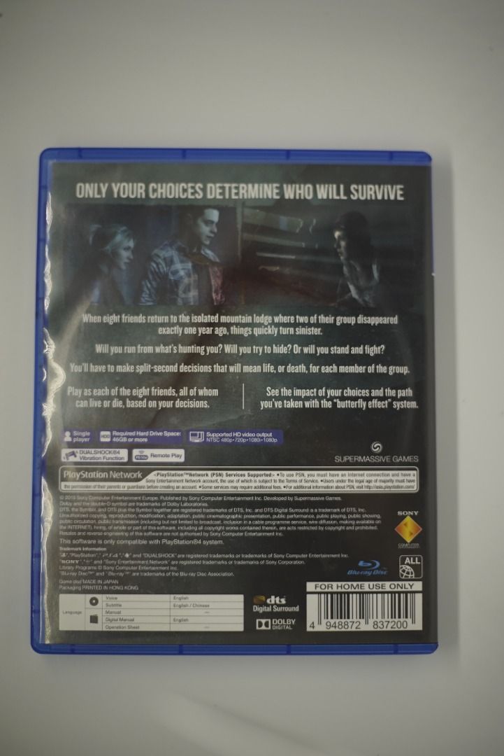 Until dawn top ps4 digital