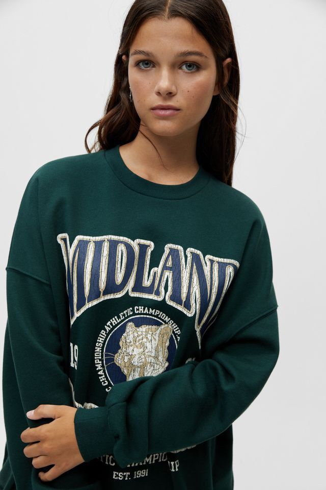 Pull and bear college deals sweatshirt