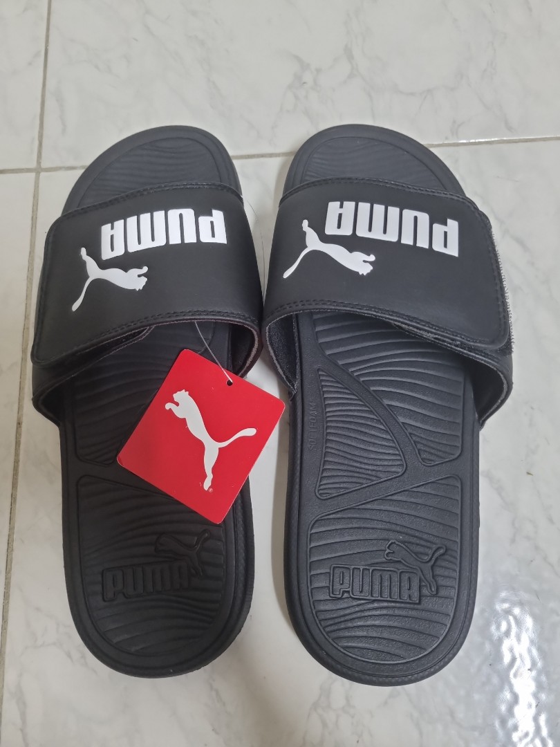 Puma Slides, Men's Fashion, Footwear, Flipflops and Slides on Carousell